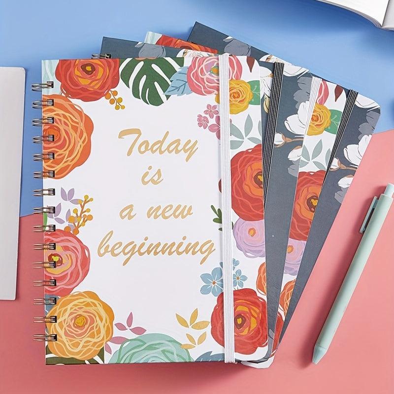 Business Fitness Planner Set A5 Coil Schedule Book Creative Plan Stickers
