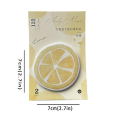 30pcs Fruit Basket Series Memo Sticky Notes Set