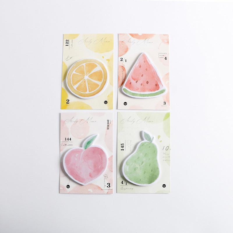 30pcs Fruit Basket Series Memo Sticky Notes Set