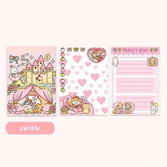70 Sheets Mini Notebook Student Portable Diary Memo Sticky Notes