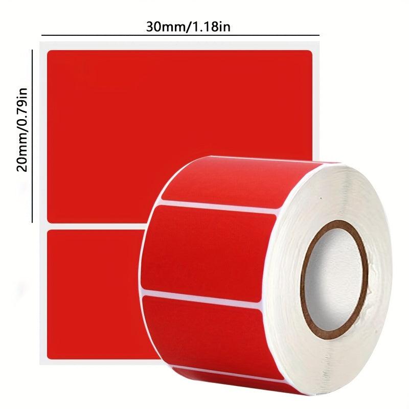 Colorful Thermal Paper Adhesive Label Stickers 1000 Sheets