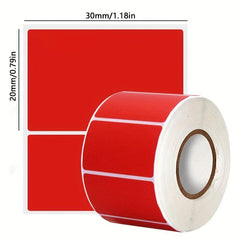 Colorful Thermal Paper Adhesive Label Stickers 1000 Sheets