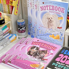 1pc Loose leaf Notebook Detachable Lined Student Coil Notebook