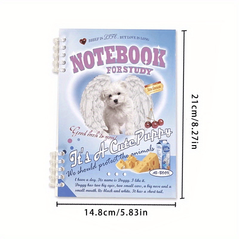 1pc Loose leaf Notebook Detachable Lined Student Coil Notebook