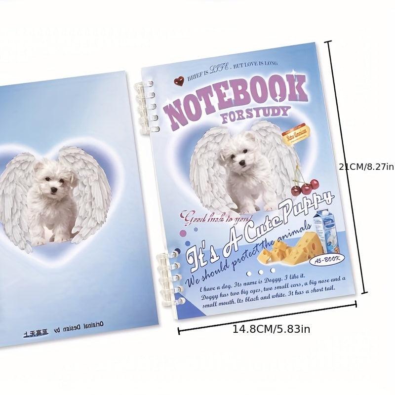 1pc Loose leaf Notebook Detachable Lined Student Coil Notebook