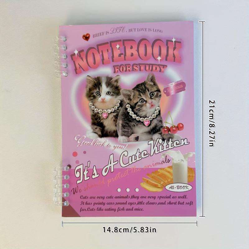 1pc Loose leaf Notebook Detachable Lined Student Coil Notebook