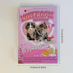 1pc Loose leaf Notebook Detachable Lined Student Coil Notebook