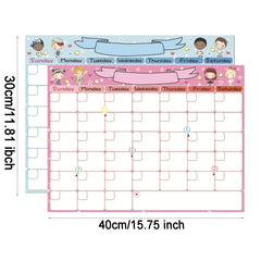 Magnetic Monthly Planner Whiteboard for Fridge