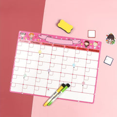 Magnetic Monthly Planner Whiteboard for Fridge