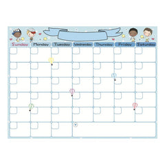 Magnetic Monthly Planner Whiteboard for Fridge