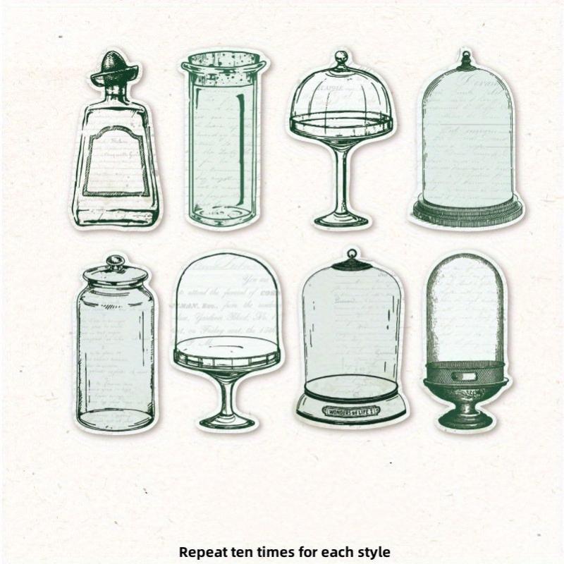 80pcs Hobo Moon Series Sticky Notes