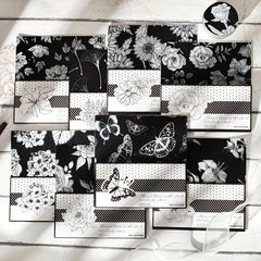 10pcs Blooming Series Large Sulfuric Acid Paper Plant Journal Diary Paper