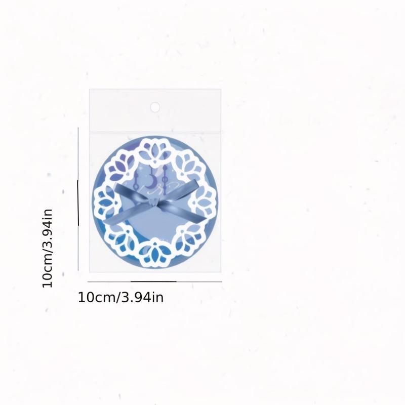 20pcs Paper with Sunset Series Decoration for Diary