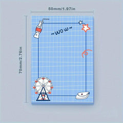 Mini Shorthand Notebook Portable Cartoon Daily Chores Recording