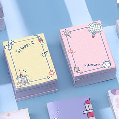 Mini Shorthand Notebook Portable Cartoon Daily Chores Recording
