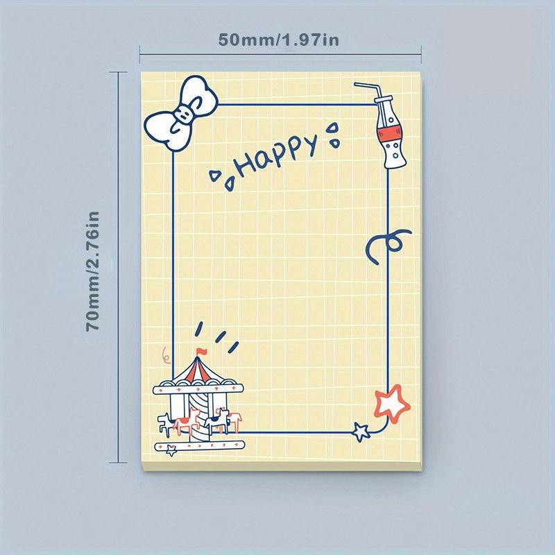 Mini Shorthand Notebook Portable Cartoon Daily Chores Recording