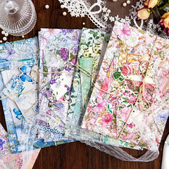 40 Sheets Mood Collector Series Mixed Material Journal DIY Decoration