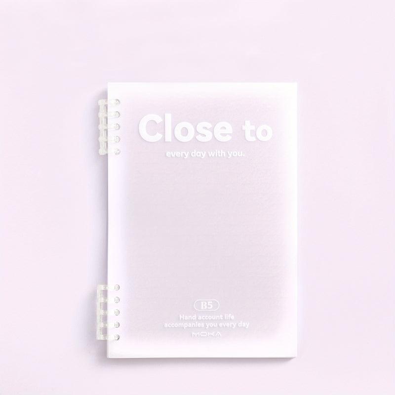 B5 Spiral Notebook 10x7 Inch Hardcover 8mm Ruled 60 Sheets