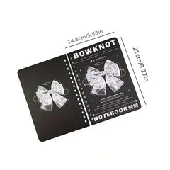 Bow Notebook Niche Coil Book Student Horizontal Line Journal Notepad