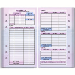 A6 Binder Replacement Core with Monthly and Weekly Plans