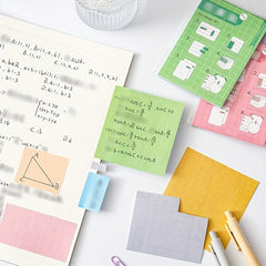 20 Sheets Multifunction Tearable Note Paper Student Sticky Notes