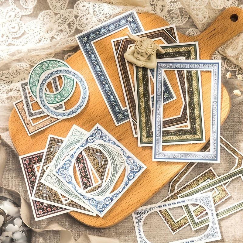 30pcs Baroque Window Border DIY Book Decoration Material Paper
