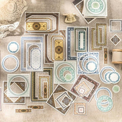 30pcs Baroque Window Border DIY Book Decoration Material Paper