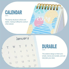 Planet Mini Calendar Desk Calendar for Office and Home