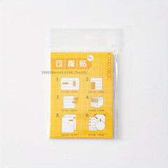 20 Sheets Functional Shaped Correction Sticky Notes