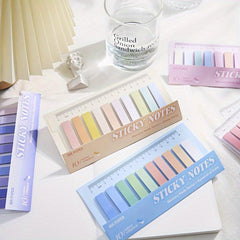 200pcs Morandi Index Stickers 6 7 8 3 Student Stickers Note Marker