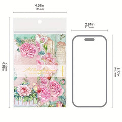 20pcs Irregular Cutting Decorative Paper for DIY Crafts and Scrapbooking