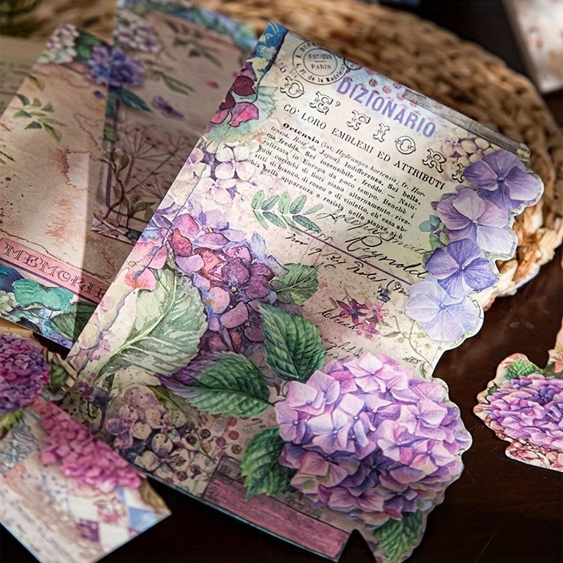 20pcs Irregular Cutting Decorative Paper for DIY Crafts and Scrapbooking