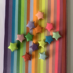 540 Origami Paper Sheets for Student Crafting Projects