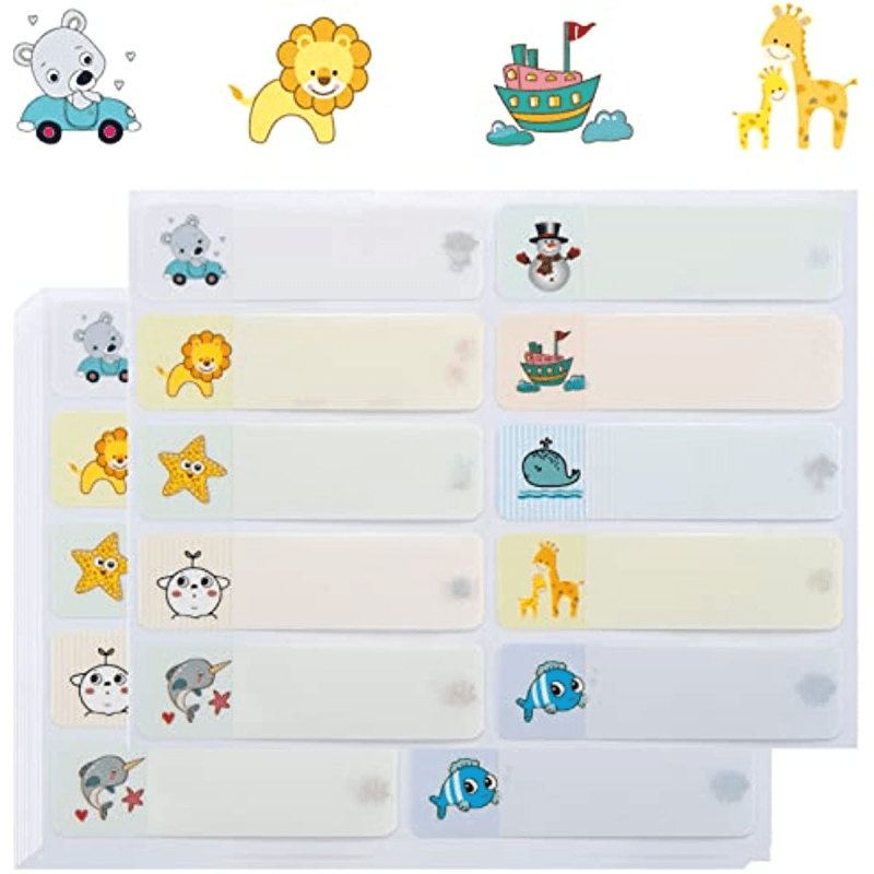 200 Cartoon Self-adhesive Stickers 20 Total Stickers