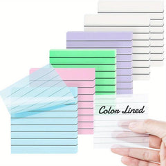 300 Sheets 6 Pack Waterproof Sticky Note Paper Random Stickers Daily Notes