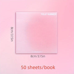 50 Sheets Multiple Colors Sticky Notes for Office Notebook Stickers