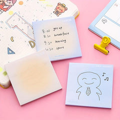 50 Sheets Multiple Colors Sticky Notes for Office Notebook Stickers