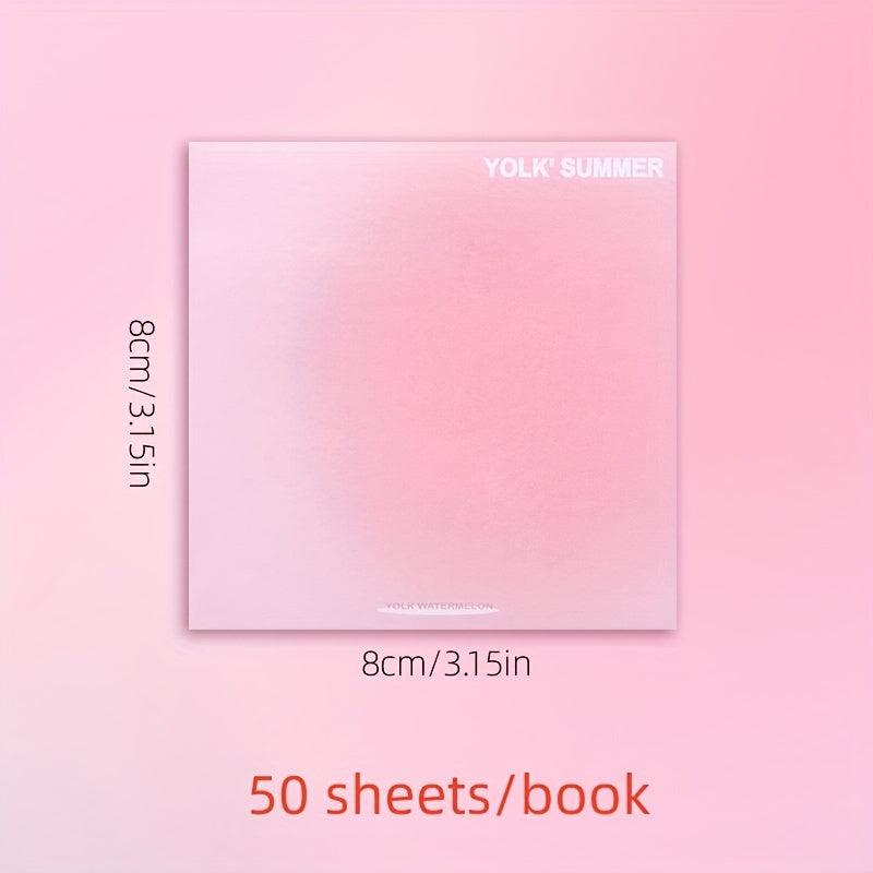 50 Sheets Multiple Colors Sticky Notes for Office Notebook Stickers
