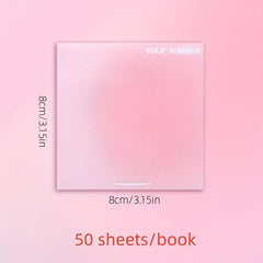 50 Sheets Multiple Colors Sticky Notes for Office Notebook Stickers