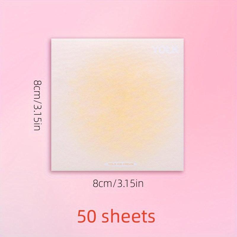 50 Sheets Multiple Colors Sticky Notes for Office Notebook Stickers