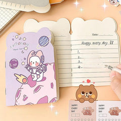 Cute Kumamoto Animals Notebook Set for Students