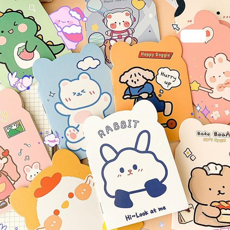 Cute Kumamoto Animals Notebook Set for Students