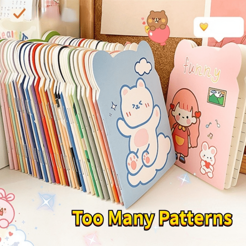 Cute Kumamoto Animals Notebook Set for Students
