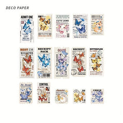 30pcs Retro Map Pattern Scrapbook Paper Pad DIY Crafts Journaling