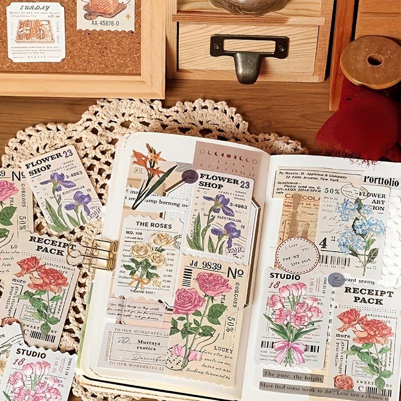 30pcs Retro Map Pattern Scrapbook Paper Pad DIY Crafts Journaling