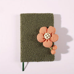 Fabric Plush Magnetic Buckle Journal Book
