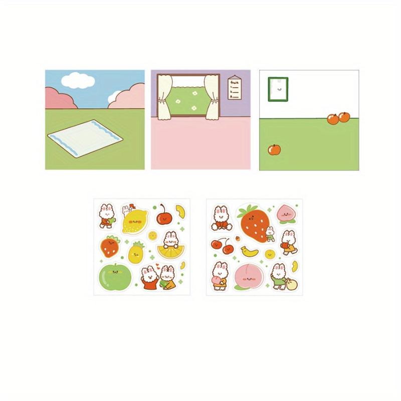 20 Sheets Sticky Notes Paper Creative Hand Account Message Notepad Paper