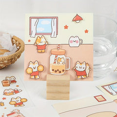 20 Sheets Sticky Notes Paper Creative Hand Account Message Notepad Paper