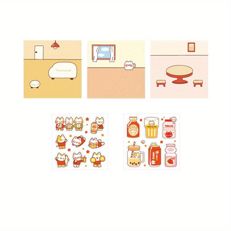 20 Sheets Sticky Notes Paper Creative Hand Account Message Notepad Paper