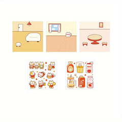 20 Sheets Sticky Notes Paper Creative Hand Account Message Notepad Paper
